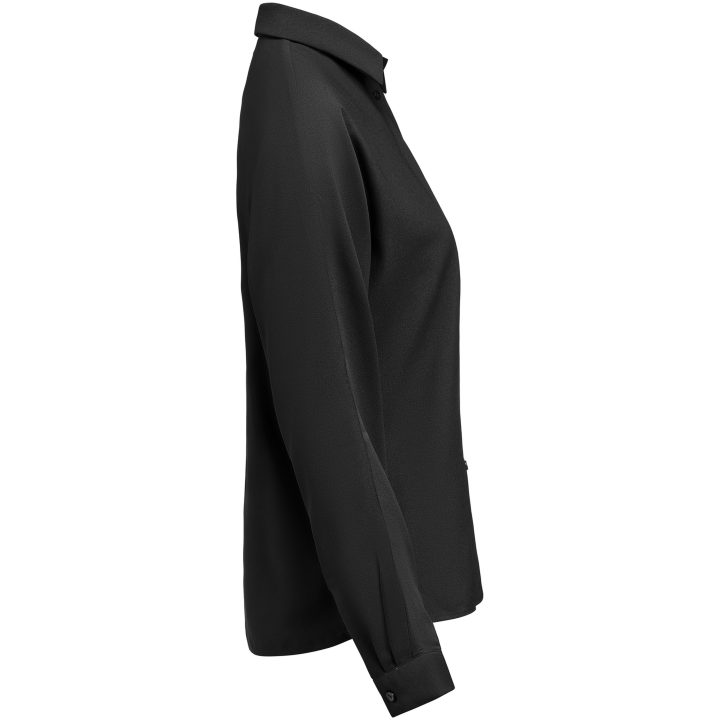 Blus Dam Crepe Satin Svart J.Harvest & Frost XS/34 – bild 2