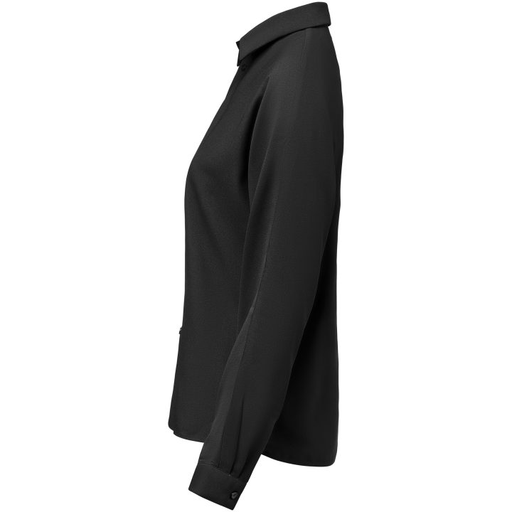 Blus Dam Crepe Satin Svart J.Harvest & Frost XS/34 – bild 4