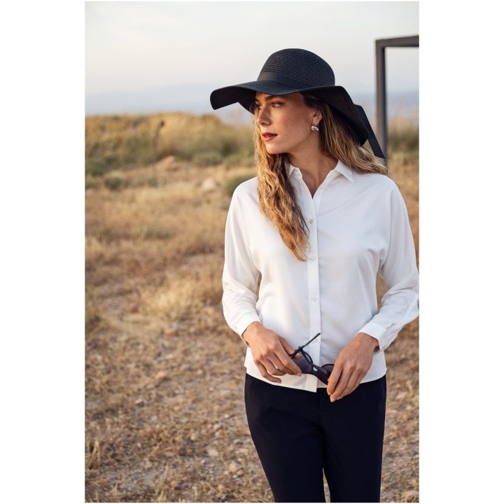 Blus Dam Crepe Satin Svart J.Harvest & Frost XS/34 – bild 5