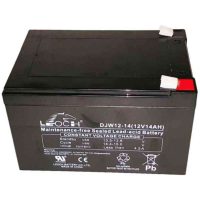 BLYBATTERI DJW12-14, VRLA12V 14AH, 10 ÅRS BATTERI