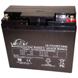 BLYBATTERI DJW12-17, VRLA12V 17AH, 10 ÅRS BATTERI