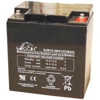 BLYBATTERI DJW12-28, VRLA12V 28AH, 10 ÅRS BATTERI