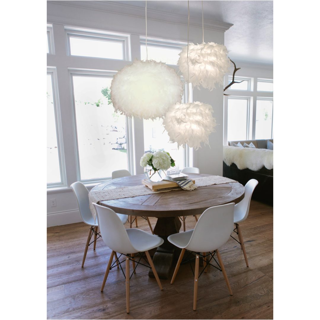 Boa Taklampa, 25cm, Vit ANETA HOME Vit – bild 2