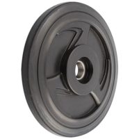 Boggiehjul Svart 178 mm Kimpex