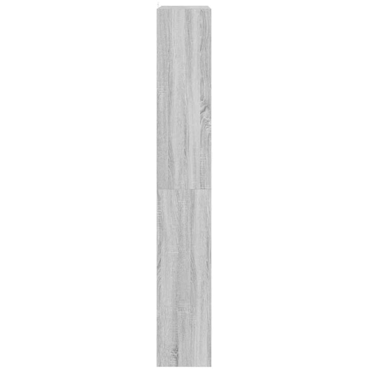 Bokskåp/Divider Svart Ek Tillverkat av trä vidaXL 100 x 30 x 198 cm – bild 6