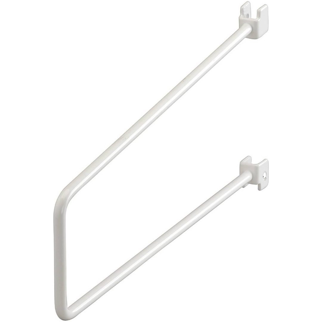 Bokstöd för skenor Elfa BOKSTÖD FÖR SKENOR VIT 250MM