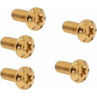 BOLT KIT ROTOR FRONT HOLESHOT 5 PACK HUB MOUNT, GOLD