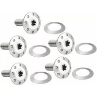 BOLT KIT ROTOR FRONT HOLESHOT 5 PACK SPOKE MOUNT, SS