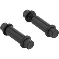 BOLTS KIT TITANIUM 12PT FOOTPEG BLACK