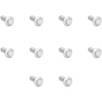 BOLTS ROTOR POLISHED STAINLESS 12-POINT