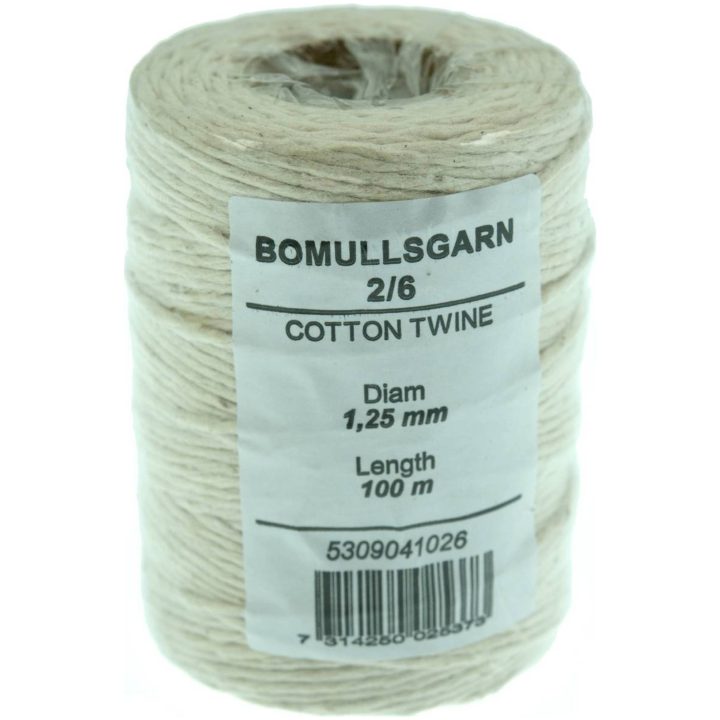 Bomullsgarn tvinnat BOMULLSGARN 1,25MMX100M – bild 3