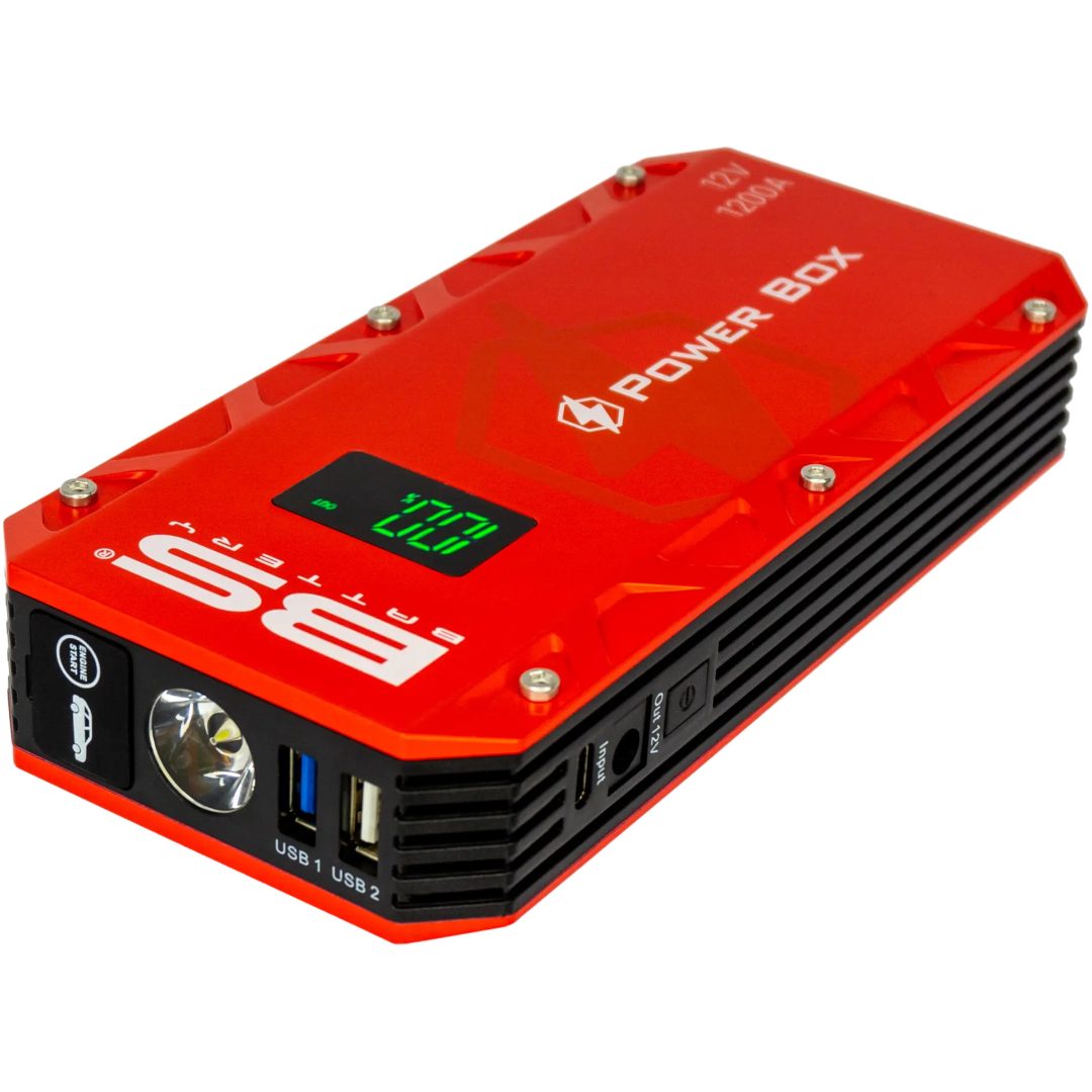 Booster Power Box Pb-02 Röd BS BATTERY – bild 2