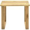 Bord för solsäng 30x30x26 cm impregnerad furu vidaXL – miniatyr 2