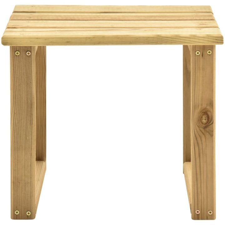 Bord för solsäng 30x30x26 cm impregnerad furu vidaXL – bild 2