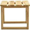Bord för solsäng 30x30x26 cm impregnerad furu vidaXL – miniatyr 3