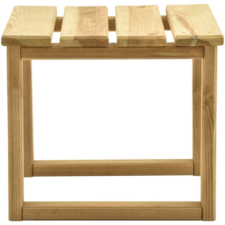 Bord för solsäng 30x30x26 cm impregnerad furu vidaXL – bild 3