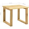 Bord för solsäng 30x30x26 cm impregnerad furu vidaXL – miniatyr 5