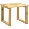 Bord för solsäng 30x30x26 cm impregnerad furu vidaXL – miniatyr 1