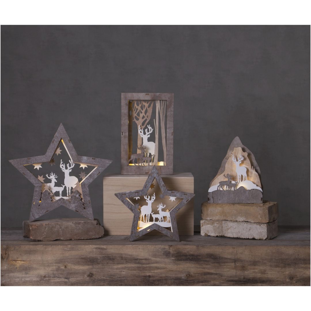 Bordsdekoration Fauna Brun Star Trading 24 x 25 cm – bild 3