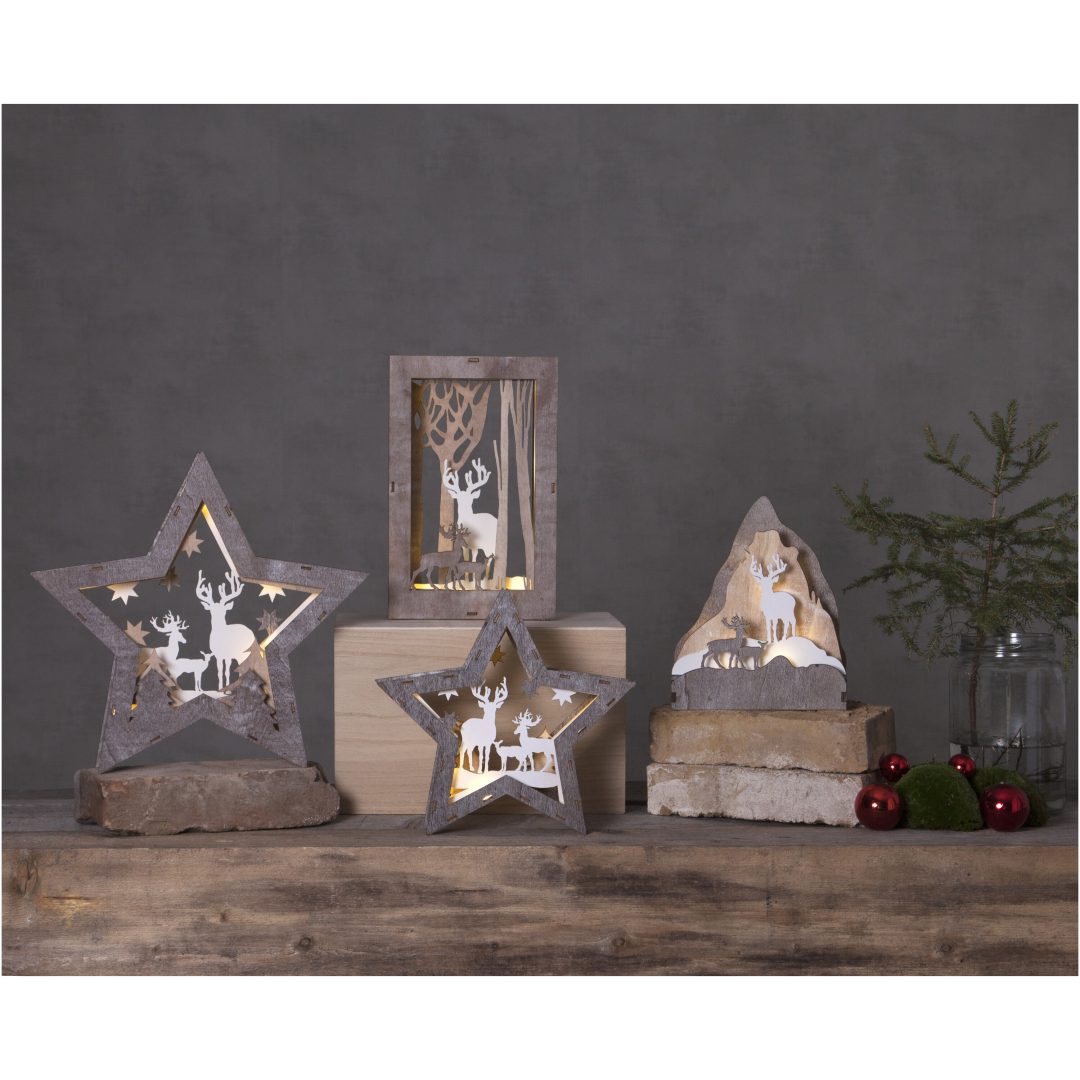 Bordsdekoration Fauna Brun Star Trading 24 x 25 cm – bild 2