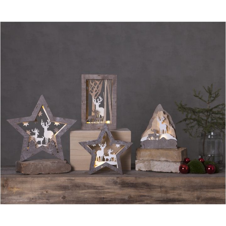 Bordsdekoration Fauna Brun Star Trading 24 x 25 cm – bild 2