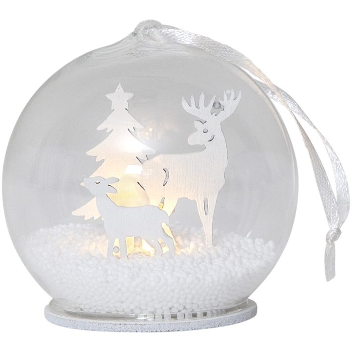 Bordsdekoration Fauna Vit Star Trading 8 cm – bild 8