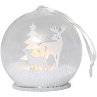 Bordsdekoration Fauna Vit Star Trading