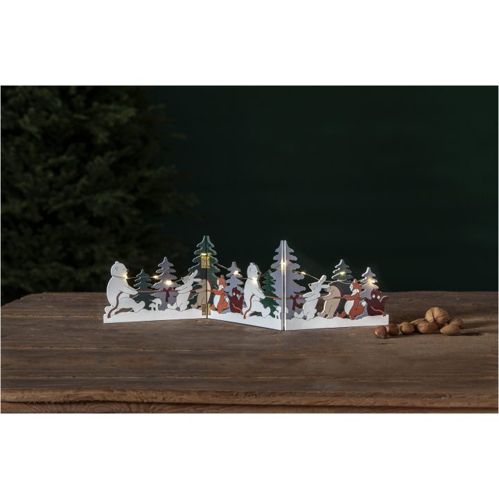 Bordsdekoration Forest Friends Multi Star Trading – bild 3