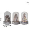 Bordsdekoration Kupol Brun Star Trading 3 st – miniatyr 2