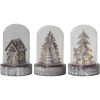 Bordsdekoration Kupol Brun Star Trading 3 st – miniatyr 1