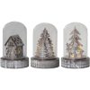 Bordsdekoration Kupol Brun Star Trading 3 st – miniatyr 1