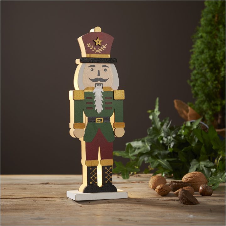 Bordsdekoration Nutcracker Grön Star Trading – bild 5
