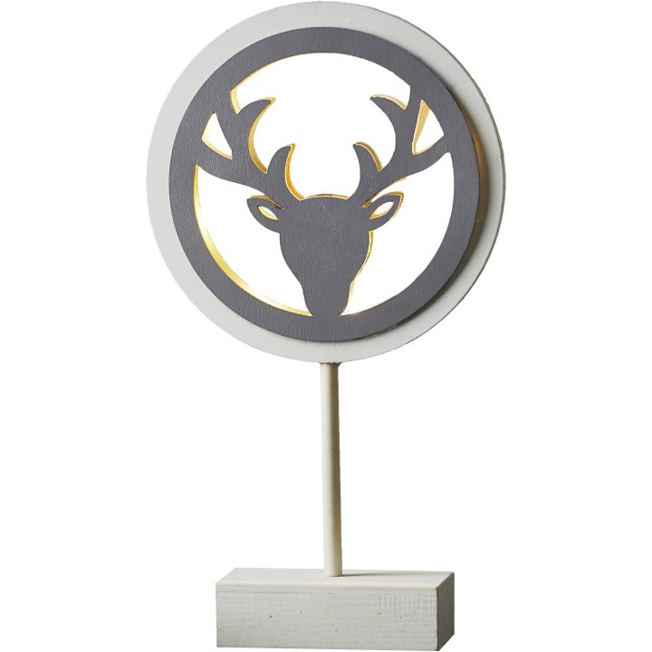 Bordsdekoration Woodworks Vit Star Trading – bild 6