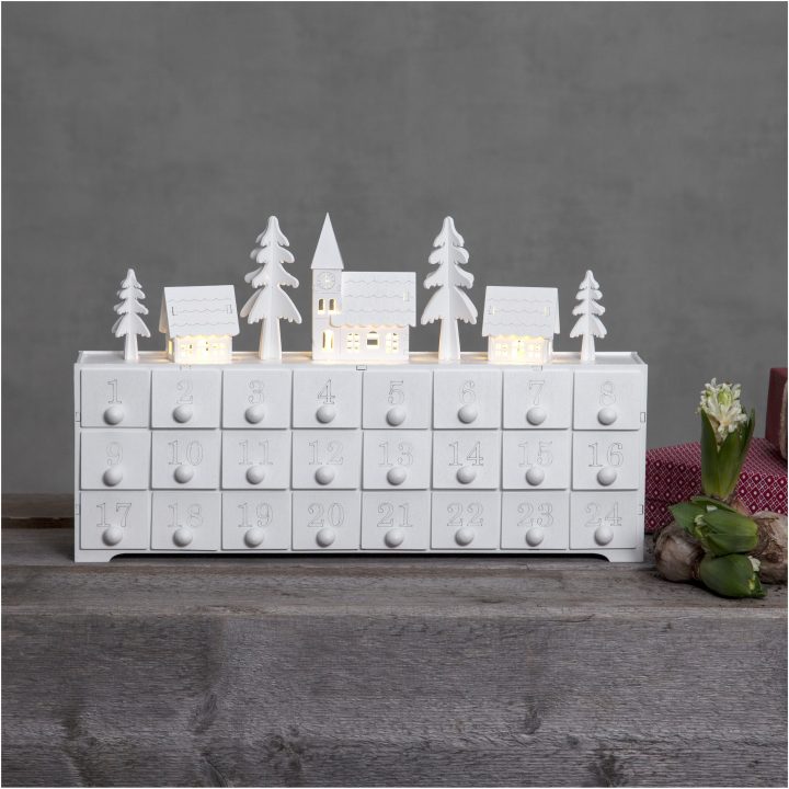 Bordsdekoration Yuletide Vit Star Trading By – bild 4