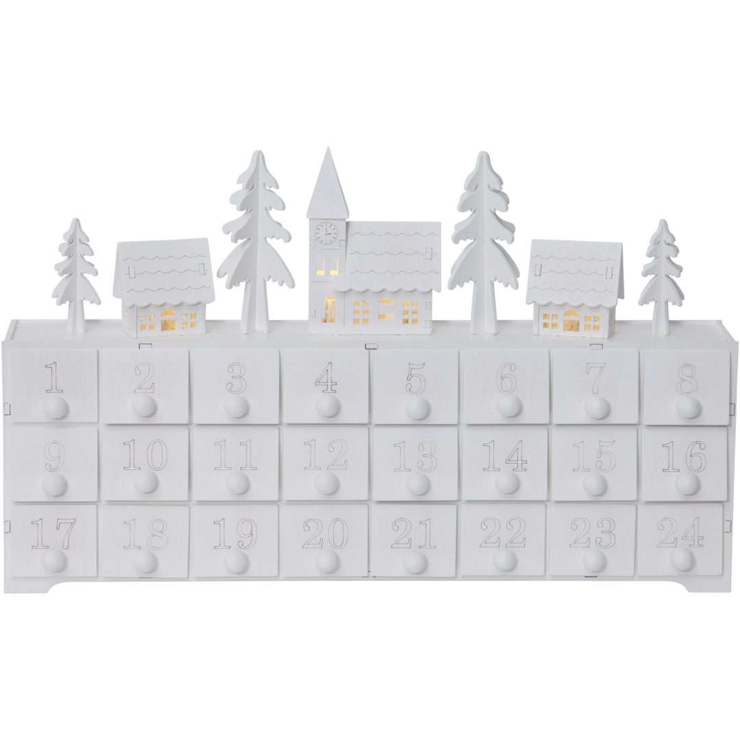 Bordsdekoration Yuletide Vit Star Trading By – bild 3