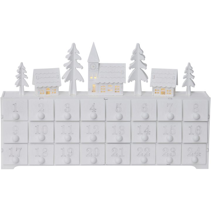 Bordsdekoration Yuletide Vit Star Trading By – bild 3