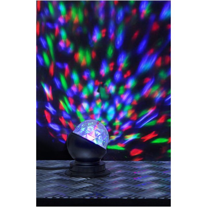 Bordslampa Disco Svart Star Trading – bild 2