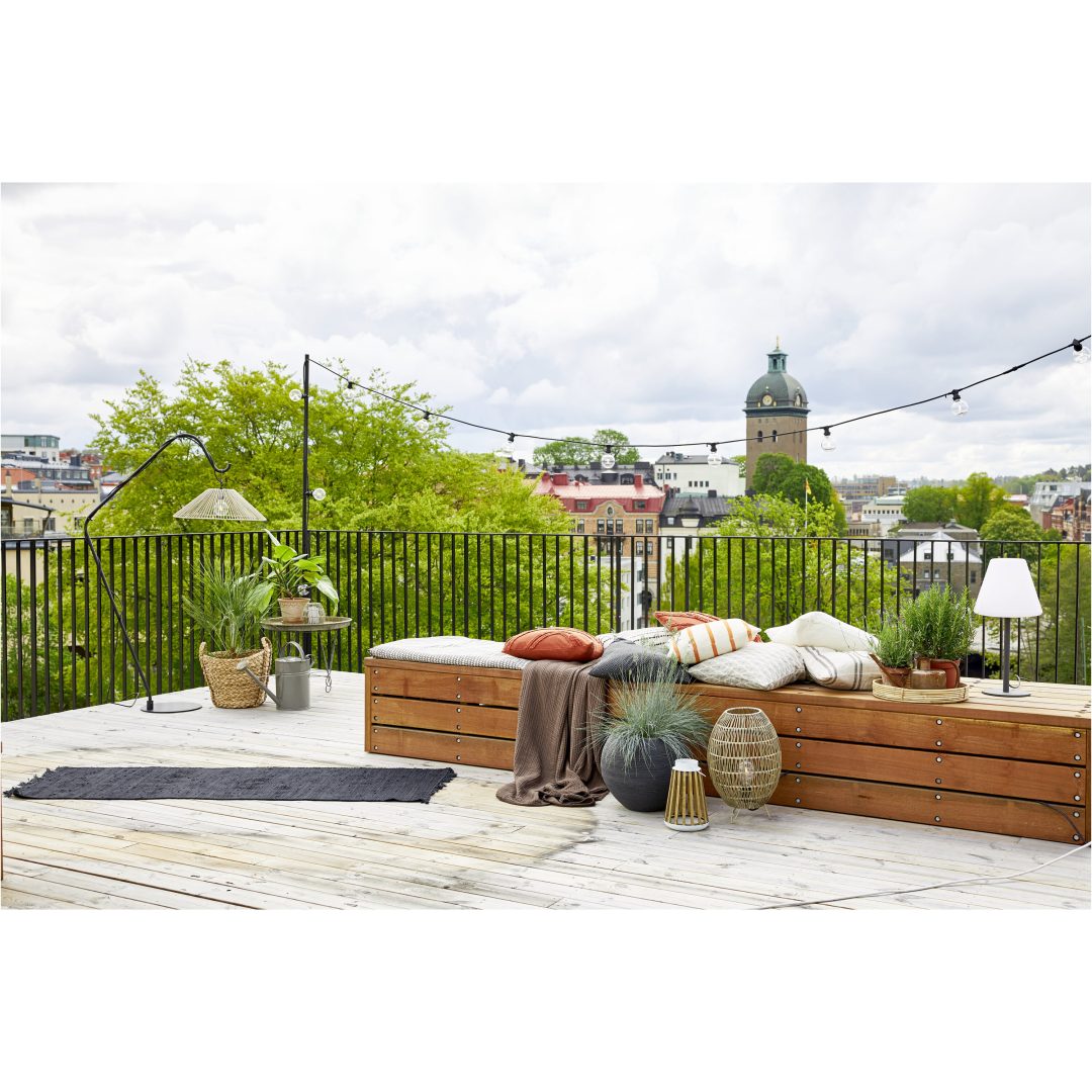 Bordslampa Kreta Grå Star Trading – bild 15