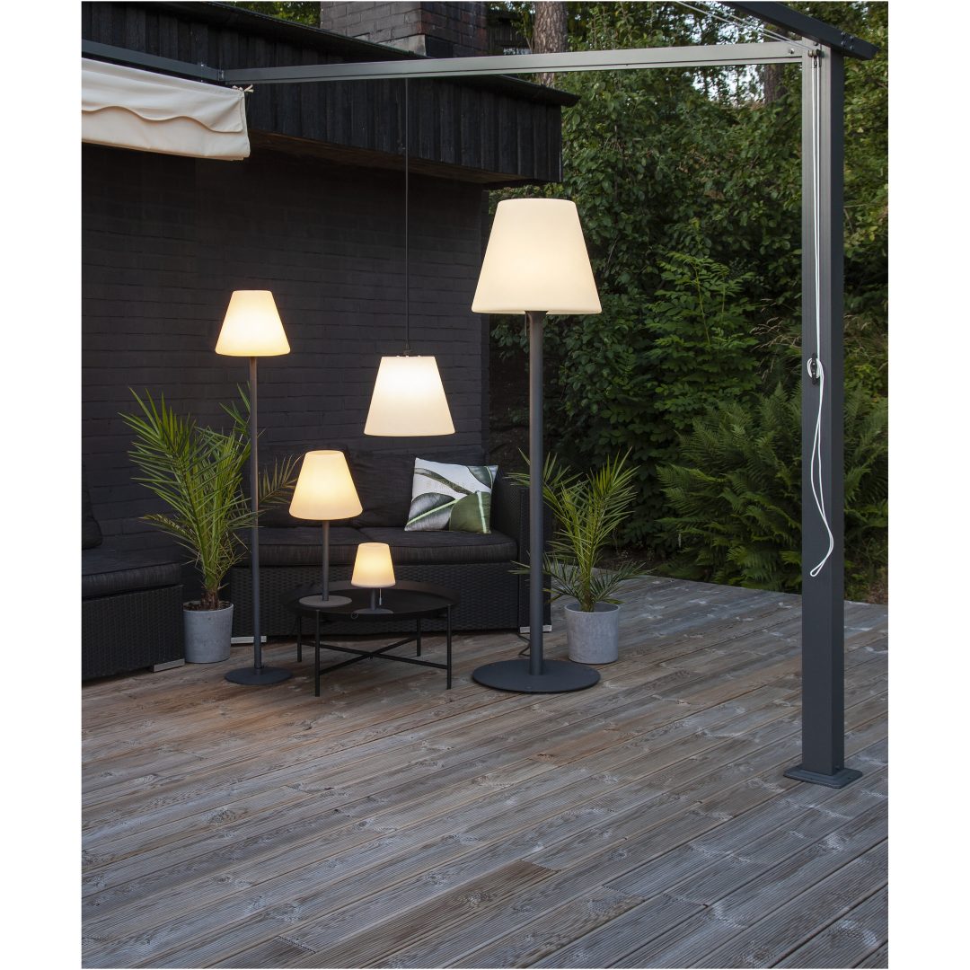 Bordslampa Kreta Grå Star Trading – bild 8