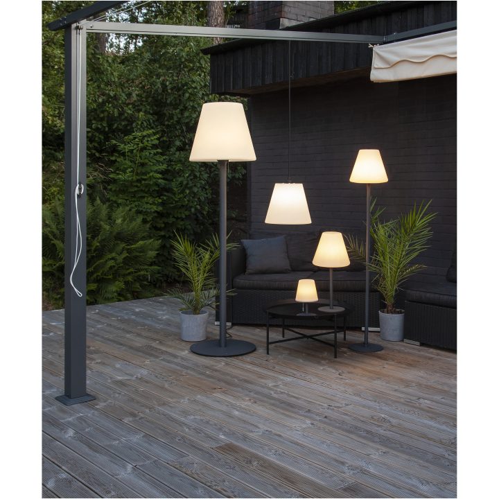 Bordslampa Kreta Grå Star Trading – bild 7