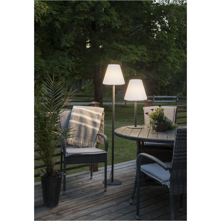 Bordslampa Kreta Grå Star Trading – bild 5