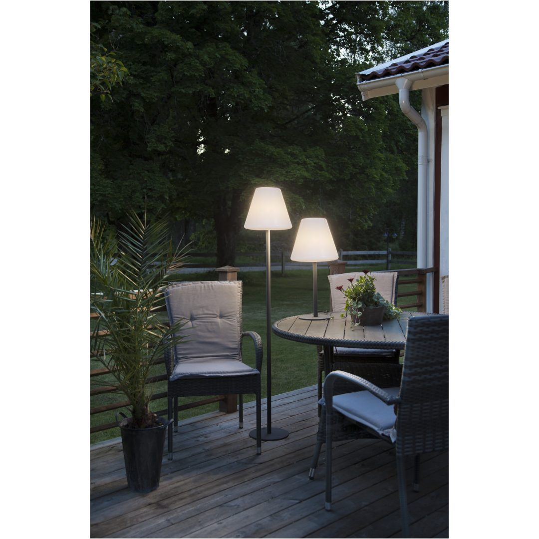 Bordslampa Kreta Grå Star Trading – bild 4