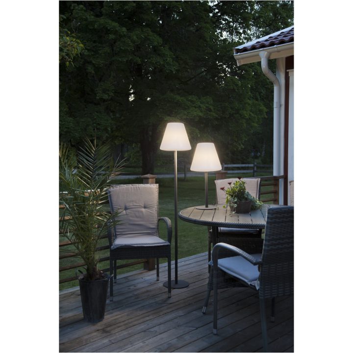 Bordslampa Kreta Grå Star Trading – bild 4