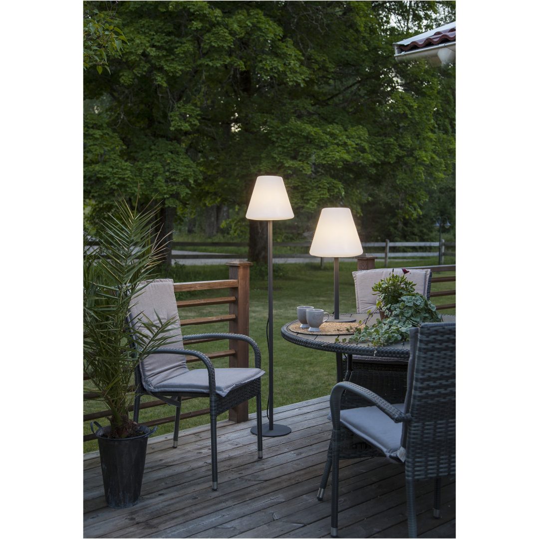 Bordslampa Kreta Grå Star Trading – bild 3