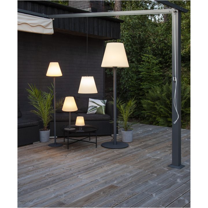 Bordslampa Kreta Vit Star Trading – bild 7