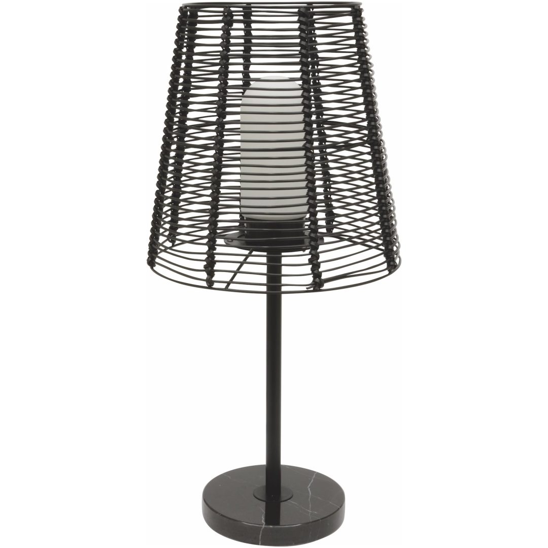 Bordslampa Milos, Svart, 40W, E27, IP44 MALMBERGS
