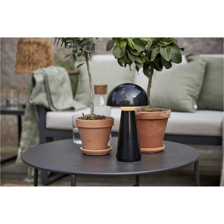 Bordslampa Mushroom Svart Star Trading – bild 11