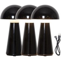Bordslampa Mushroom Svart Star Trading
