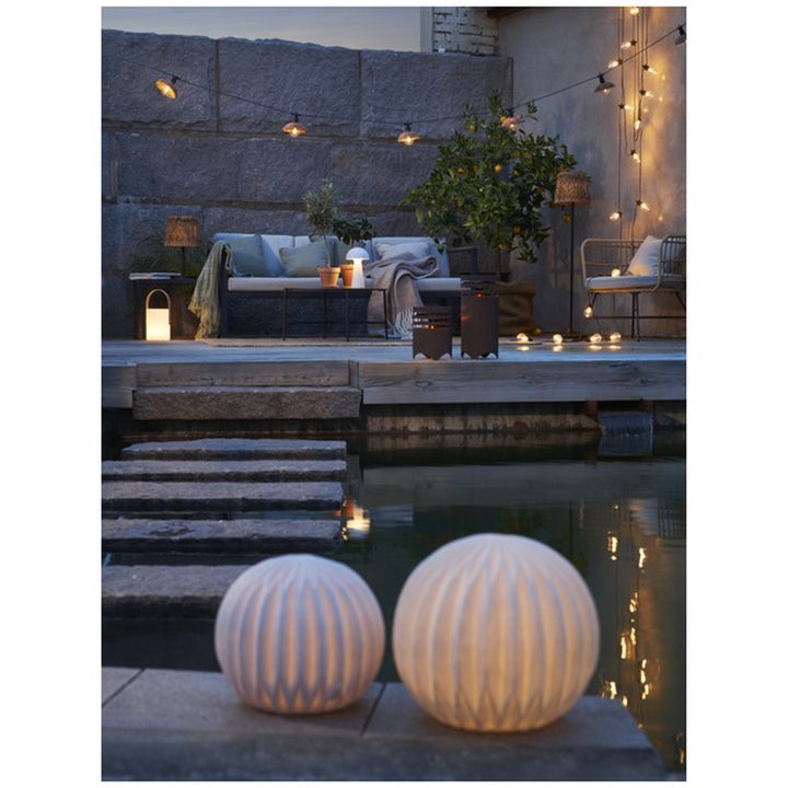 Bordslampa Mushroom Vit Star Trading – bild 18