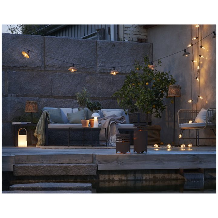 Bordslampa Mushroom Vit Star Trading – bild 20